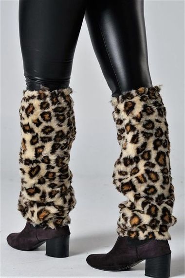 Markano Leopard Patterned Plush Leggings - photo 3