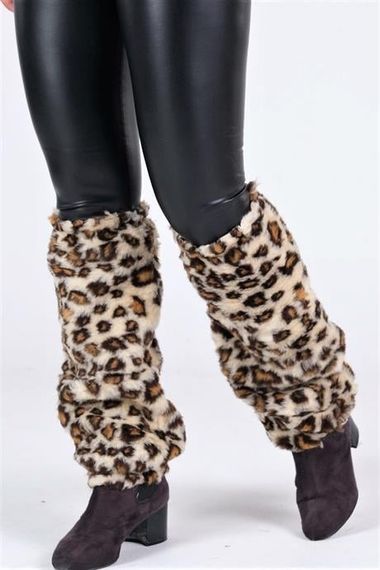 Markano Leopard Patterned Plush Leggings - photo 4