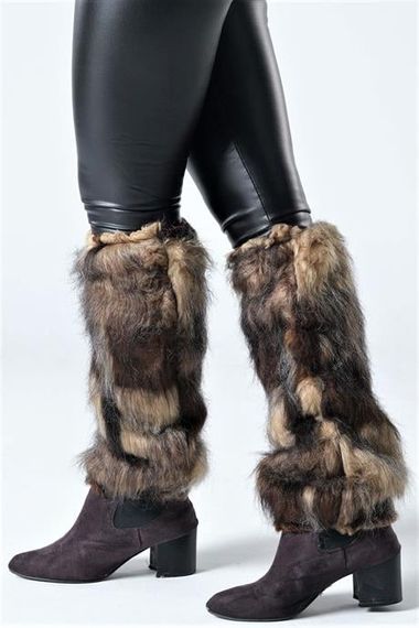 Markano Brown Gradient Plush Leggings - photo 3