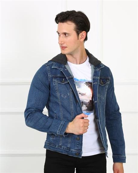 Men's Jacket Jack j09-04 kpşn Mid Blue - photo 3