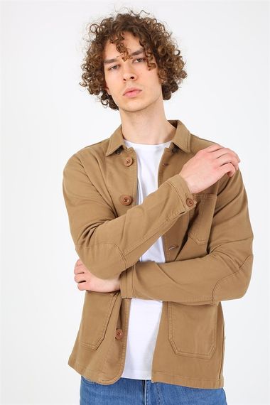 Men's Jacket Ec j53-01 BROWN - photo 4