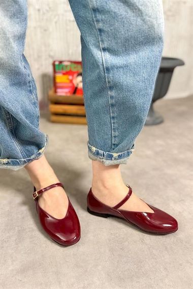 Markano Rayn Bordo Rugan Kadın Babet