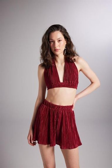 Шорти Markano Comfy бордові, розміри S, XS, M, L - фото 3