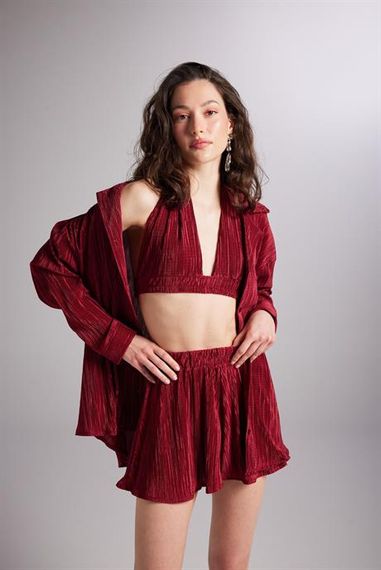 Шорти Markano Comfy бордові, розміри S, XS, M, L - фото 2