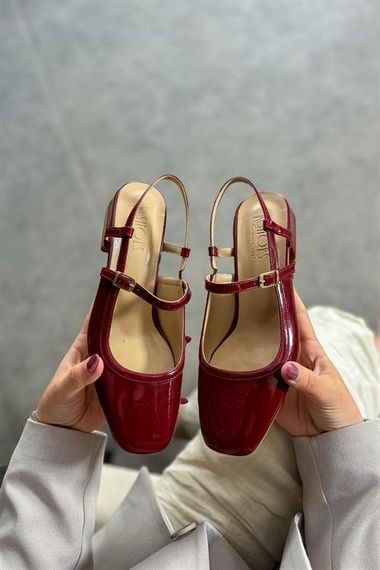 Markano Tila Bordo Rugan Kadın Babet