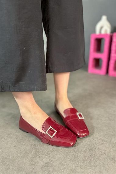 Markano Madel Bordo Rugan Kadın Babet