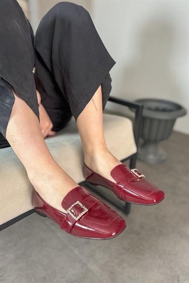 Markano Madel Bordo Rugan Kadın Babet