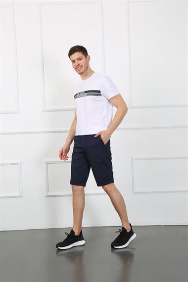 Erkek  Sort Es roy 7032-01 Navy Blue - photo 3