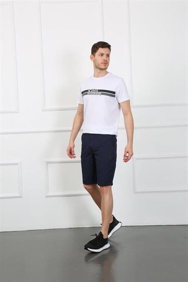 Erkek  Sort Es roy 7032-01 Navy Blue - photo 2