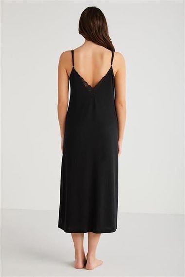 Markano %100 Viskon Çiçek Desen 2'li Sabahlık Gecelik Takımı - photo 4