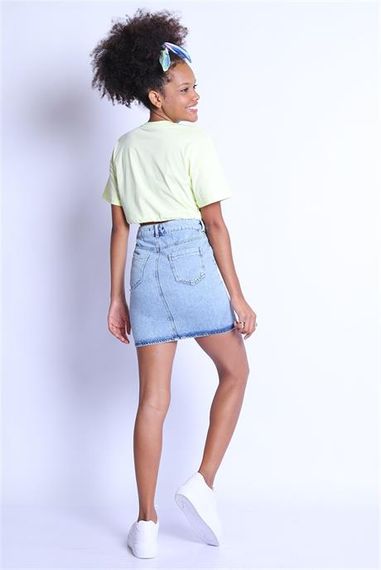 Markano Kadın  Etek Bet 2046-01 Blue - fotoğraf 4