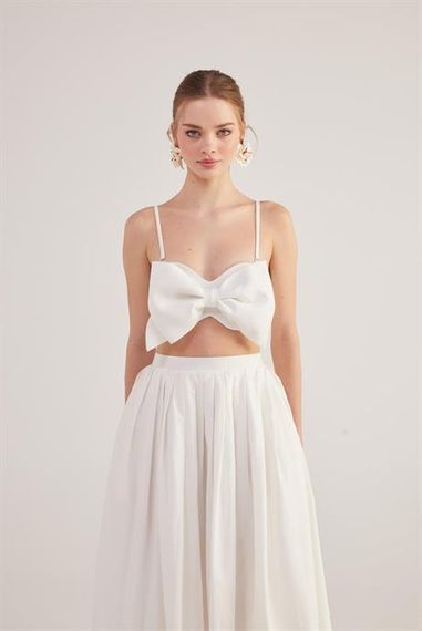 Markano Jazmin Bluz Beyaz - صورة 1