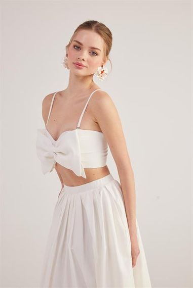 Markano Jazmin Bluz Beyaz - صورة 2