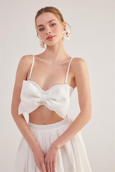 Markano Jazmin Bluz Beyaz - صورة 3