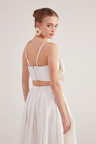 Markano Jazmin Bluz Beyaz - صورة 5