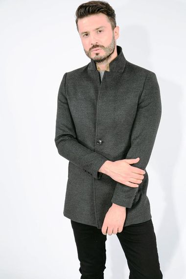 Suitmen Judge Collar Cachet Coat Smoked - photo 2