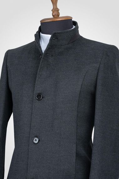 Suitmen Judge Collar Stamped Coat Smoked 125021072-015 - photo 4