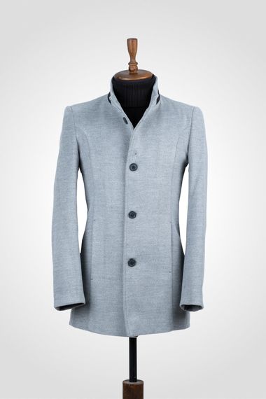 Suitmen Judge Collar Stamp Coat Light Gray 125021072-031 - photo 1