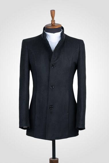 Suitmen Judge Collar Stamp Coat Black 125021072-001 - photo 1