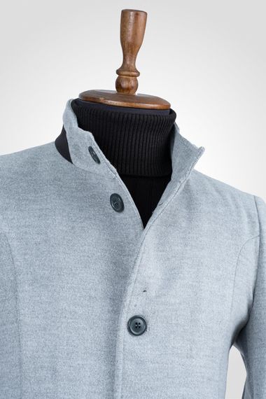 Suitmen Judge Collar Stamp Coat Light Gray 125021072-031 - photo 4