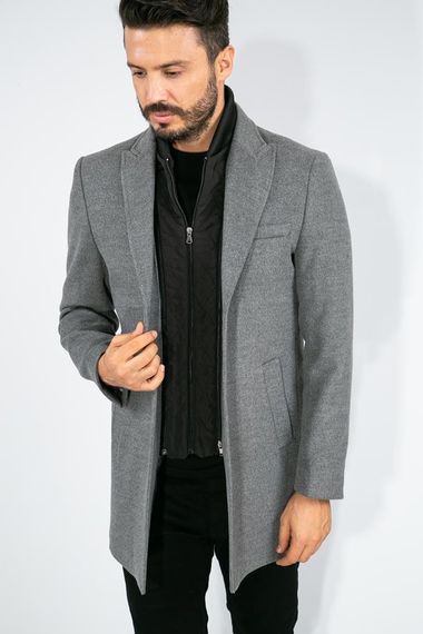 Suitmen Quilted Cachet Coat Gray - photo 1