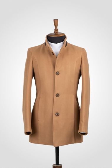 Suitmen Judge Collar Stamp Coat Light Camel - photo 1