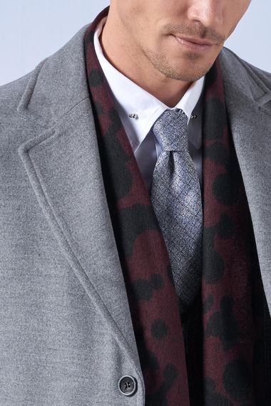 Suitmen Mono Collar Long Cachet Coat Dark Gray - photo 4