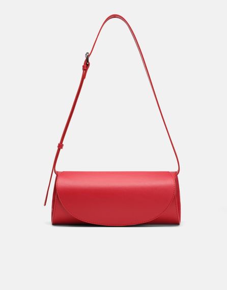 Vargas Silindir Baget Formlu Basic Kadın Çanta Kırmızı - fotoğraf 1