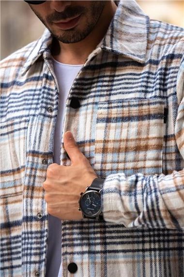 Checkered Pocket Lumberjack Shirt - photo 4