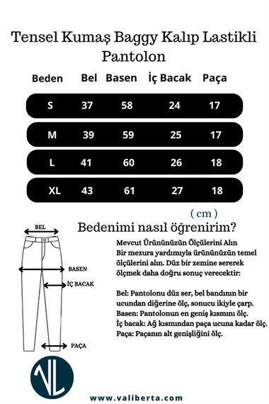 Soft Touch Kumaş Baggy Kalıp Lastikli Erkek Pantolon - Ekru - фото 5