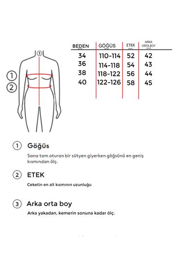 Kadın Füme Renk Siyah Nakışlı Bol Kesim Tasarım Ceket - fotoğraf 4