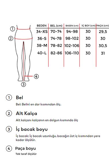 شورت نسائي بارتفاع ميدي بتصميم جانبي من قماش جينز لون ثلجي، متوفر بمقاسات متنوعة 34-40 - صورة 4