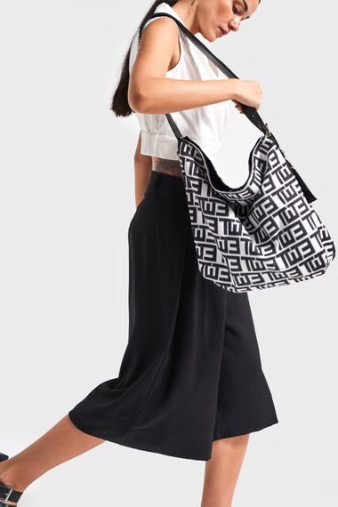 Kadın Baskılı Renk Askı Kemerli Taş Detaylı Tasarım Çanta - صورة 4