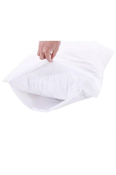 4-Piece Liquid-Proof Pillow Mattress Cotton Zippered 50x70