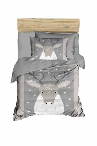 Newborn Girl / Boy Unisex Baby Duvet Cover Set 100% Cotton Deer