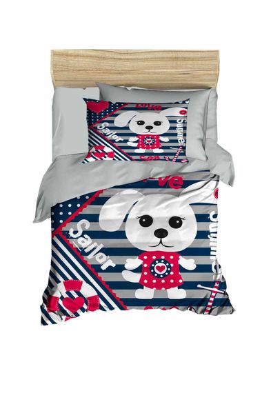 Newborn Baby Boy Duvet Cover Set 100% Cotton Sailor