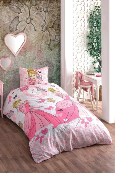 Single Young Girl's Duvet Cover Set Princess