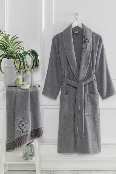 Men's Towel Bath Robe Set 100% Cotton Bathrobe