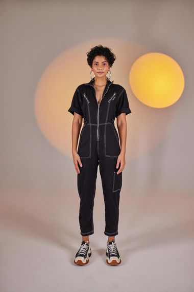 Noa Jumpsuit Black - photo 1