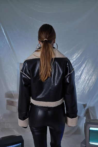 Aspen Leather Jacket Black - photo 5