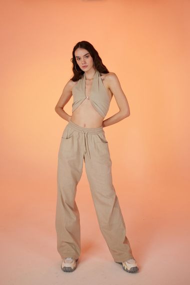 Rise Pants Beige - photo 4