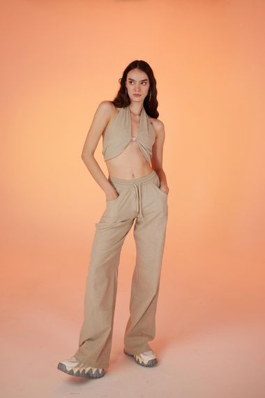 Rise Pants Beige - photo 1