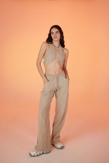 Rise Pants Beige - photo 3