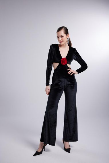 Samara Jumpsuit Black - photo 1