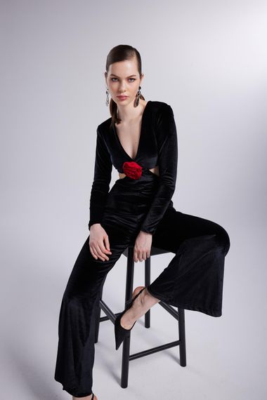 Samara Jumpsuit Black - photo 3