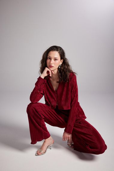 Comfy Pantolon Bordo - photo 3