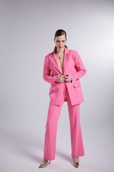 Panky Blazer Ceket Pembe - fotoğraf 4