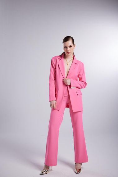 Panky Blazer Ceket Pembe - fotoğraf 2