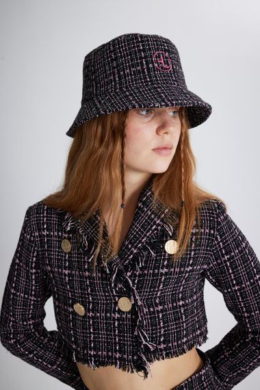 Tweed Bucket Hat Black - photo 3