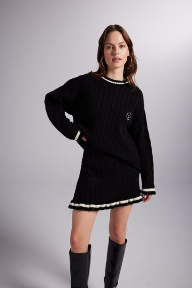 Harold Knitwear Skirt Black - photo 1